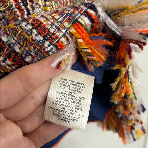 Anthropologie Maeve Two Piece Multicolor Tweed Skirt Set - Size 4/6 - Picture 10 of 11